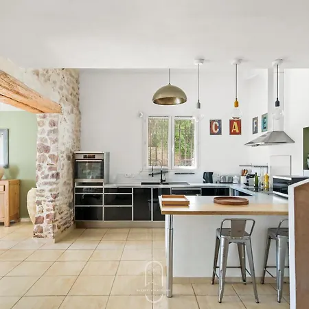 De Lila , Vieux Mas En Pierres Avec Piscine Villa