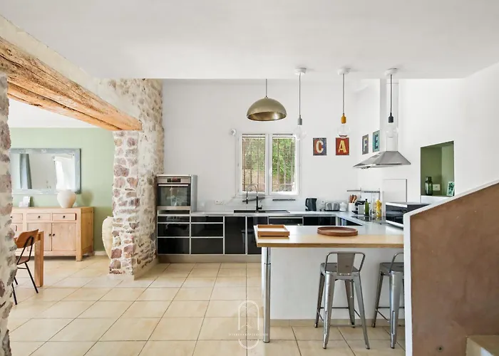 De Lila , Vieux Mas En Pierres Avec Piscine Villa